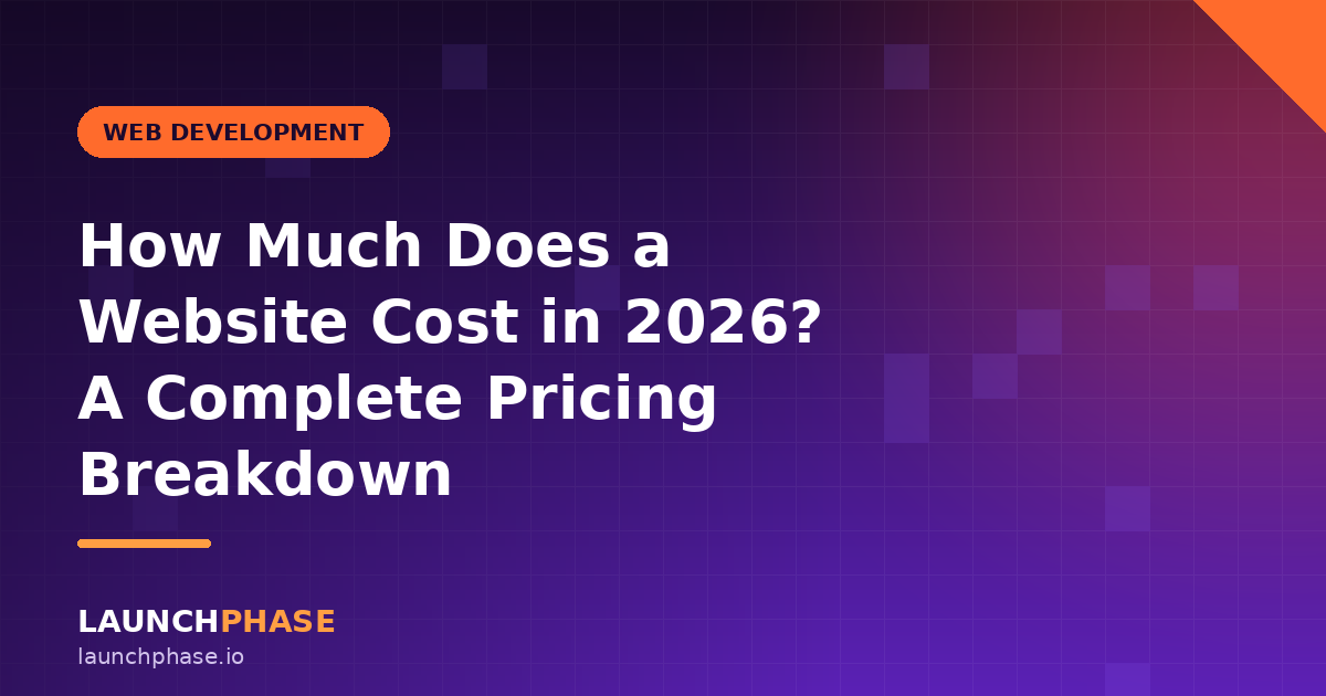 How Much Does a Website Cost in 2026? A Complete Pricing Breakdown